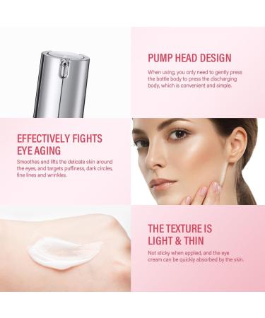 Retinol Eye Cream for Dark Circles & Wrinkles | Hydrating Anti-Aging Under Eye Serum for Puffiness & Bags - Buy Online on GoSupps.com