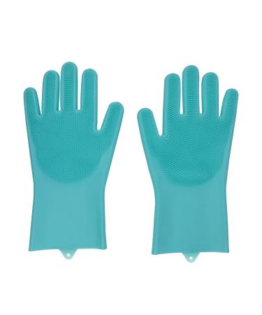 Rinse gloves with Wash scrubber silicone dishwashing gloves silicone rinsing gloves magical dishwashing gloves cleaning sponge gloves dishwashing gloves for cleaning kitchen