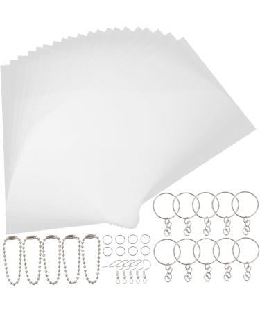 Lurrose Paper 5 Sets Key Fob Consumables Supplies Kits Metal Crafting Keychains Accessories Suite Key Chain Blank - Buy Online on GoSupps.com