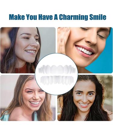 Buy Iksvmsi Provisional Dentures & Cosmetic Veneers - International Shipping for Men & Women | False Teeth Tooth Whitening (2 Pairs) - Buy Online on GoSupps.com
