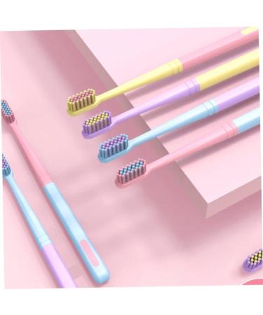 Plafope 8-Piece Portable Toothbrush Set - Ideal Travel Toothbrush for Adults & Women - Compact Little Head Design for Home & On-the-Go - Buy Online on GoSupps.com