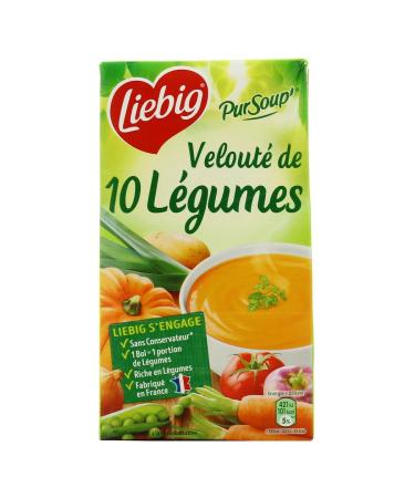 G n rique Pure Soup De Liebig - Pure Soup De Liebig Velout of 10 Vegetables 1L - 1L - Pack of 3 - Sold By Lot