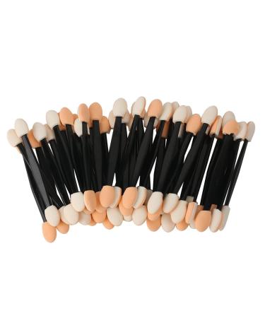 Shintop 50pcs Disposable Eye Shadow Applicator Dual Sides Eye Shadow Sponge Brushes for Makeup Application