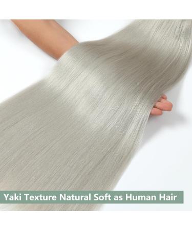 32 Inch Ginger Braided Hair Extensions - 3 Packs Kunsthaar for Box Braids | Synthetic Braiding Hair (Silver#) - Buy Online on GoSupps.com