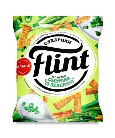 Rusk FLINT salted with sour cream and herb flavour 5x70g