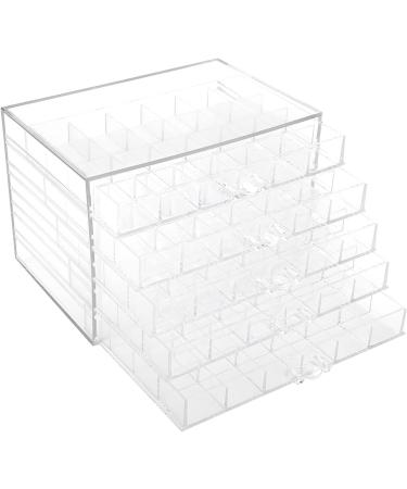 HURRISE Transparent Storage Box Empty Storage Box High Applicability Manicure Store Beauty Salon Woman for Home - Buy Online on GoSupps.com