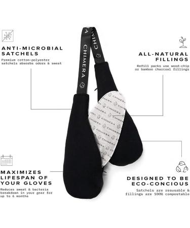 Chimera Fight Exchange Refillable Deodorizers for Boxing Gloves & Sports Gear - Eliminates Bad Odor, MMA, UFC, Muay Thai, Hockey, Unscented - Buy Online on GoSupps.com