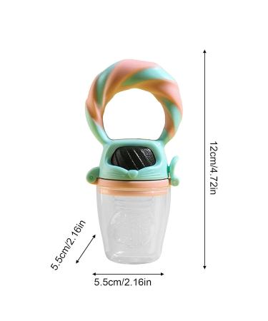 Jingling Fruit Pacifier Feeder - Safe Silicone Teething Tool for Babies | Soft Vegetable & Fruit Food Feeder - Buy Online on GoSupps.com