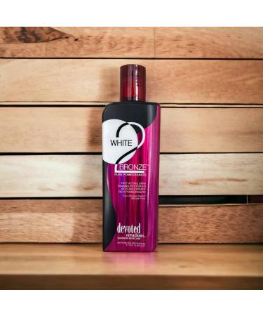 Devoted Creations White 2 Bronze Pomegranate Sunbed Tanning Lotion (250ml) - Golden Tan with Pomegranate Extracts - Accelerate Your Tanning - Buy Online on GoSupps.com