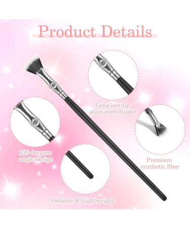 3-Pcs Fan Mascara Brush Set - Professional Angled Eyelash Wands for Clump-Free Enhanced Lifting Effect in Eye Makeup - Buy Online on GoSupps.com