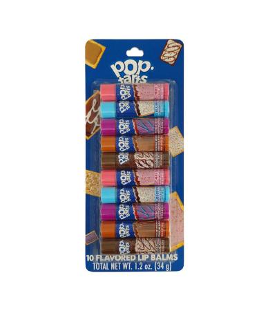 Taste of Beauty Flavored Lip Balm Sets | Make Great Gifts Stocking Stuffers Valentine's Easter Basket Stuffers (Pop Tart)