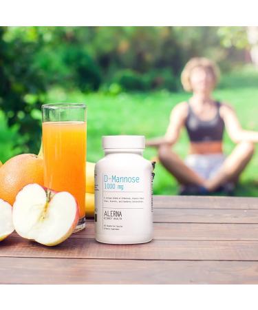 D-Mannose 1000mg with Rose Hips & Cranberry - 3 Bottles x 60 Count - Urinary Tract Support - Buy Online on GoSupps.com