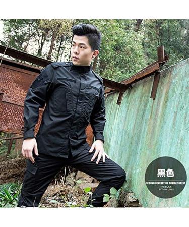 Men's Tactical BDU Combat Uniform Jacket & Pants Set - Black, XX-Large - Buy Online on GoSupps.com