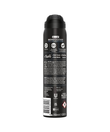 Sure Men Invisible Ice 250ml Anti-Perspirant Deodorant Spray - Buy Online on GoSupps.com