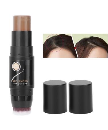 Temporary Haircolor Touch Up Stick Quick Cover Gray Washable Hair Color Dye Stick for Women Portable Hair Coloring DIY Tool Create Thicker Looking Hairlines(Light Brown)