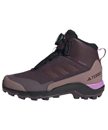 adidas Unisex Kids' Terrex Winter Mid Boa Rain.rdy Hiking Shoes-Low (Non Football) 36 EU Shadow Maroon Wonder Red Pulse Lilac