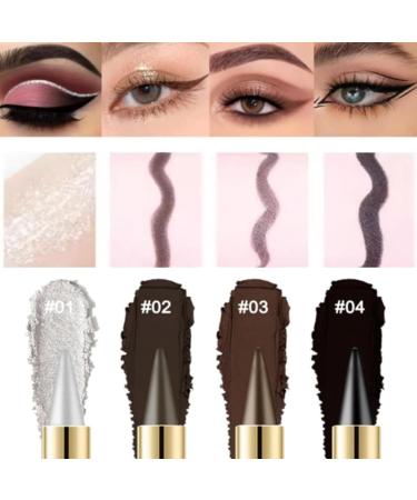 Ayky long wear gel eyeliner 2024 New Natural Black Eyeliner Cream Waterproof Smokey Eyeshadow Palette Stick Smudge Proof Eye Liner Waterproof Smudge Proof (02) - Buy Online on GoSupps.com