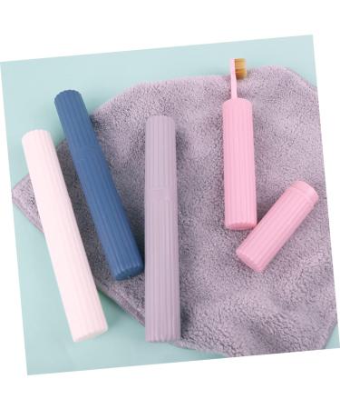 FRCOLOR 4-Piece Portable Toothbrush Case Set | Travel Toothbrush Holder for International Shipping - Buy Online on GoSupps.com