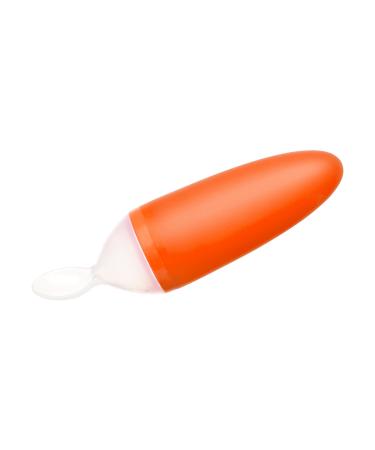 Boon Squirt Silicone Baby Food Dispensing Spoon Orange