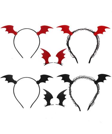 amangul Halloween Bat Wing Hair Clip Daily Wear Costume Hair Accessories for Women at Birthday Party -Slip Hairband(1) - Buy Online on GoSupps.com