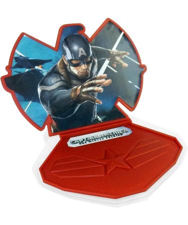 3D Cake Topper - Captain America 'The Winter Soldier' with Shield & Color Graphics - Ideal for Avengers Themed Birthday Cakes Party Decorations and Superhero Enthusiasts - Buy Online on GoSupps.com