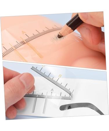 GLEAVI 10pcs Tools Eyebrow Ruler Tool Eyebrow Template Measuring Ruler Mold Eyebrow Trimming Guide Ruler - Buy Online on GoSupps.com