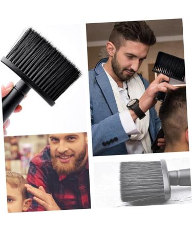HONMEET Hair Brush Barber Cleaning Brush Hair Cutting Neck Duster Hair Cutting Cleaning Brush Barber for Hair Neck Cleaning Brush Shaving Brush Hairdressing Neck Brush Haircut 14x10cm Black - Buy Online on GoSupps.com
