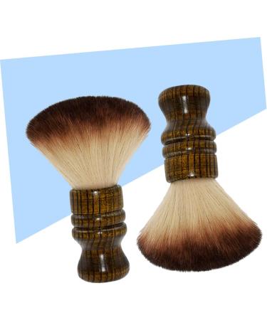 FRCOLOR 6 Pieces Hairdressing Brush Dust Brush for Face Barber Makeup Brush Urine Cleaner Wooden Brush Hair Removal Detergent Suite Dust Cloth Man Cleaning Brush Wood - Buy Online on GoSupps.com