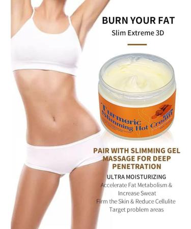 Turmeric Hot Cream Turmeric Body Building Cream Turmeric Slimming Hot Cream Fat Burning Cream Anti-cellulite Full Body Slimming Cream Skin Tightening Cellulite Body Lotion - Buy Online on GoSupps.com