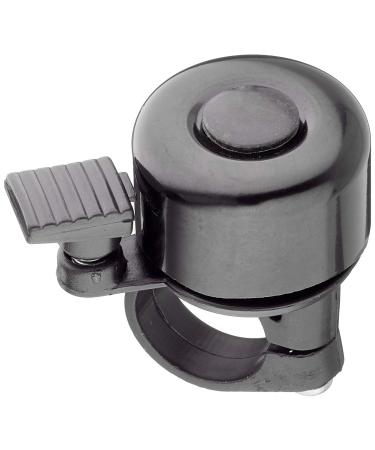 TT Mini Bicycle Bell Black Bicycle Bell Loud and Bright Bell Plastic Handlebar Mount