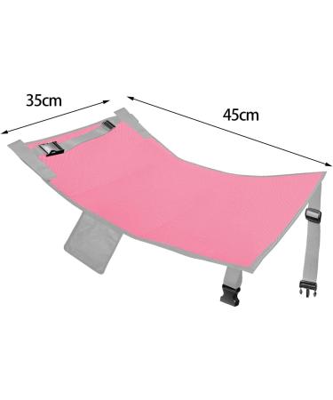 Perfeclan Children's Airplane Footrest Seat Cover - Pink Travel Seat for Kids 45cm x 35cm | Comfortable Airplane Travel Solution - Buy Online on GoSupps.com