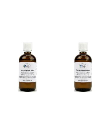 Sala bergamot oil furocoumarin-free bergapten-free essential oil natural (2 x 100 ml glass bottle)