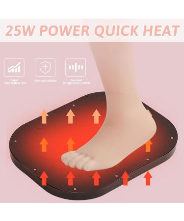 Buy Electrically Heated Foot Warmer - 3 Heat Levels USB Plush Slippers & Foot Muff for Ultimate Comfort - Pink - Buy Online on GoSupps.com