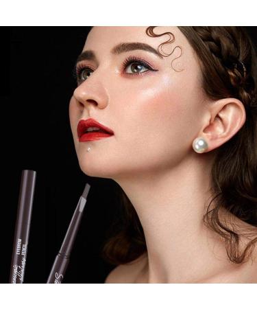 Waterproof Double-Headed Eyebrow Pencil | Triangle Precision Micro Brow Pencil in Gray - Professional Makeup for Perfect Brows - Buy Online on GoSupps.com