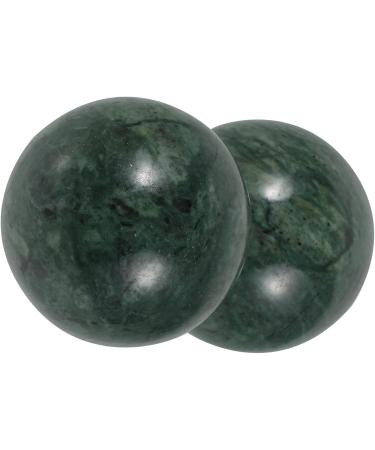 Healeved 4-Piece Jade Fitness Handball Massage Balls - Premium Health Massage Tool for Exercises - Green 4.00x4.00cm - Buy Online on GoSupps.com