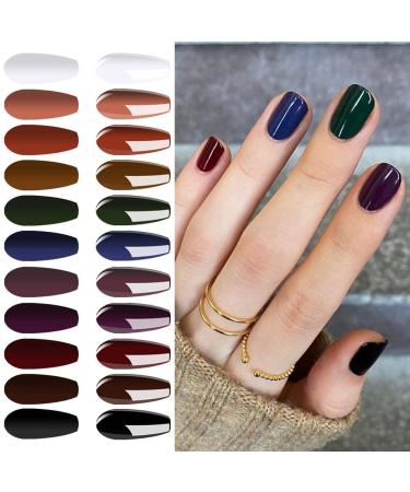 Vishine Fall-Winter Gel Nail Polish Kit 11 Colors Classic Series with Matt Top Coat 8ml Each Manicure Gift Set