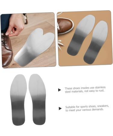 Metal Roller Skate Insoles - Stainless Steel Anti-Fatigue Inserts for Safety & Comfort | Unisex 27x9CM Perfect for Hiking & Replacement - Buy Online on GoSupps.com