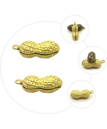 VILLCASE 2pcs Artificial Peanut Pendant Purse Keychain Wealth Keychain Charms Gold Key Adornment To Open Bead - Buy Online on GoSupps.com