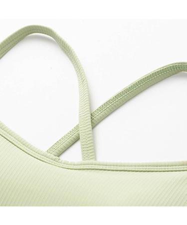 Shop Stylish Women's Sports Bras - Sleeveless U-Section Ribbed Casual Tank Tops in Black & Mint Green - Buy Online on GoSupps.com