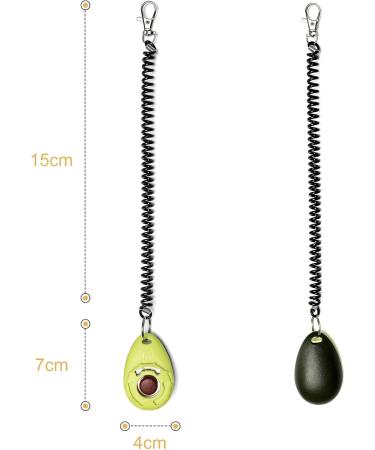 Toozey Dog Clicker 5 Pack - Large Button Wrist Strap 5 Colors + Free E-Book | Perfect Training Tool for Dogs Worldwide - Buy Online on GoSupps.com