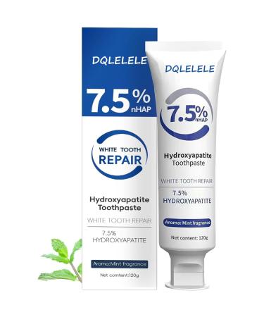 Hydroxyapatite Toothpaste for Enamel Protection and Tooth Strengthening Gentle Mint Fresh Breath Daily Use for Oral Health 1