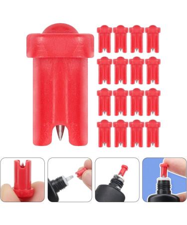 CLISPEED 100 pi ces Bouteille Colle pour Cils avec Aiguille Obstruction Rouge pour Remplacement de Bouchon de Colle Cils Pratique et Durable - Buy Online on GoSupps.com