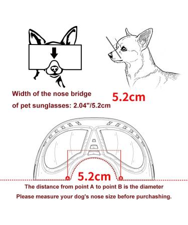 SLDPET Small Breed Dog Sunglasses - UV Glasses for Long Snout Dogs - Adjustable Straps - Black with Blue Lens - Buy Online on GoSupps.com