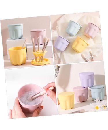Mobestech 2 Sets Pp Washing Bowl Cosmetic Brush Cleaning Tool Puff Cleaning Scrubber Makeup Cleaner Kit Silicone Makeup Mat Brush Scrubber Bowl Silica Gel Silicone Brush Make up Sky-blue medium - Buy Online on GoSupps.com