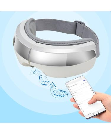 Best Eye Massager for Migraines - Bluetooth Heated Eye Mask for Better Sleep & Reduced Eye Strain | Ideal Birthday Gifts for Men & Women - Buy Online on GoSupps.com
