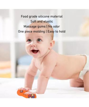 Silicone Baby Teether Toy for Breastfeeding Babies | Safe & Soothing Teething Aid - Buy Online on GoSupps.com