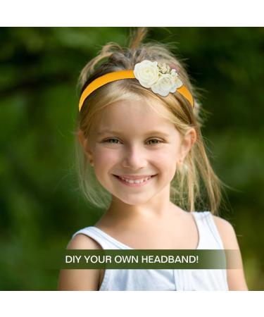 Dizila 10 Pieces Wide 0.8cm/0.3" Solid Plain Blank Thin Matte Plastic Headbands with Teeth DIY Craft Sports Hair Bands Accessories for Women Men Girls Teens Kids - Buy Online on GoSupps.com