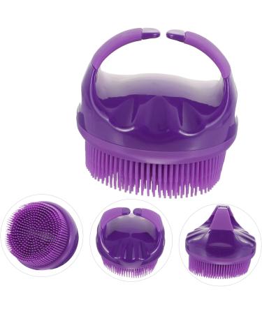 VILLCASE Kids Silicone Bath Brush and Body Massager - Purple Exfoliating Scrubber & Massage Tool - Buy Online on GoSupps.com