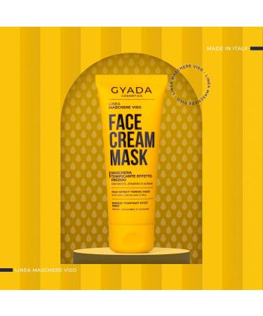  GYADA COSMETICS GYADA COSMETICS Cooling and toning face mask energizing and refreshing leaves skin firm and elastic suitable for all skin types ginger and lemon based formula 75 ml - Buy Online on GoSupps.com