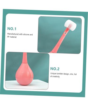 Solustre 2in1 Tumbler Toothbrush for Children - 360 Clean Silicone Design for Ultimate Oral Hygiene - Buy Online on GoSupps.com